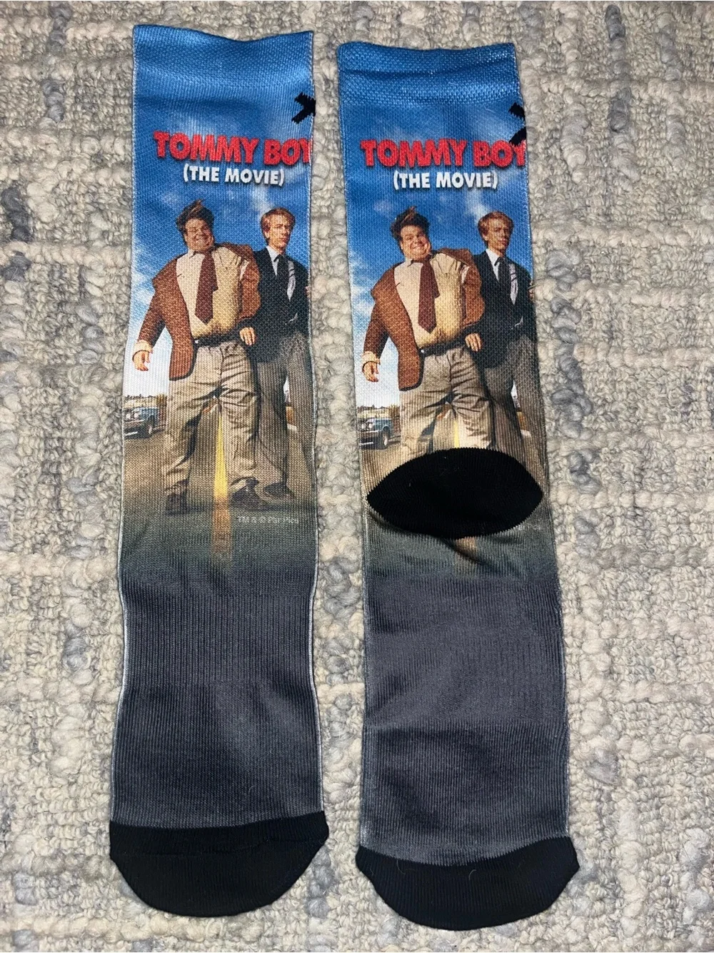 Tommy Boy Graphic Crew Socks like new adult OS